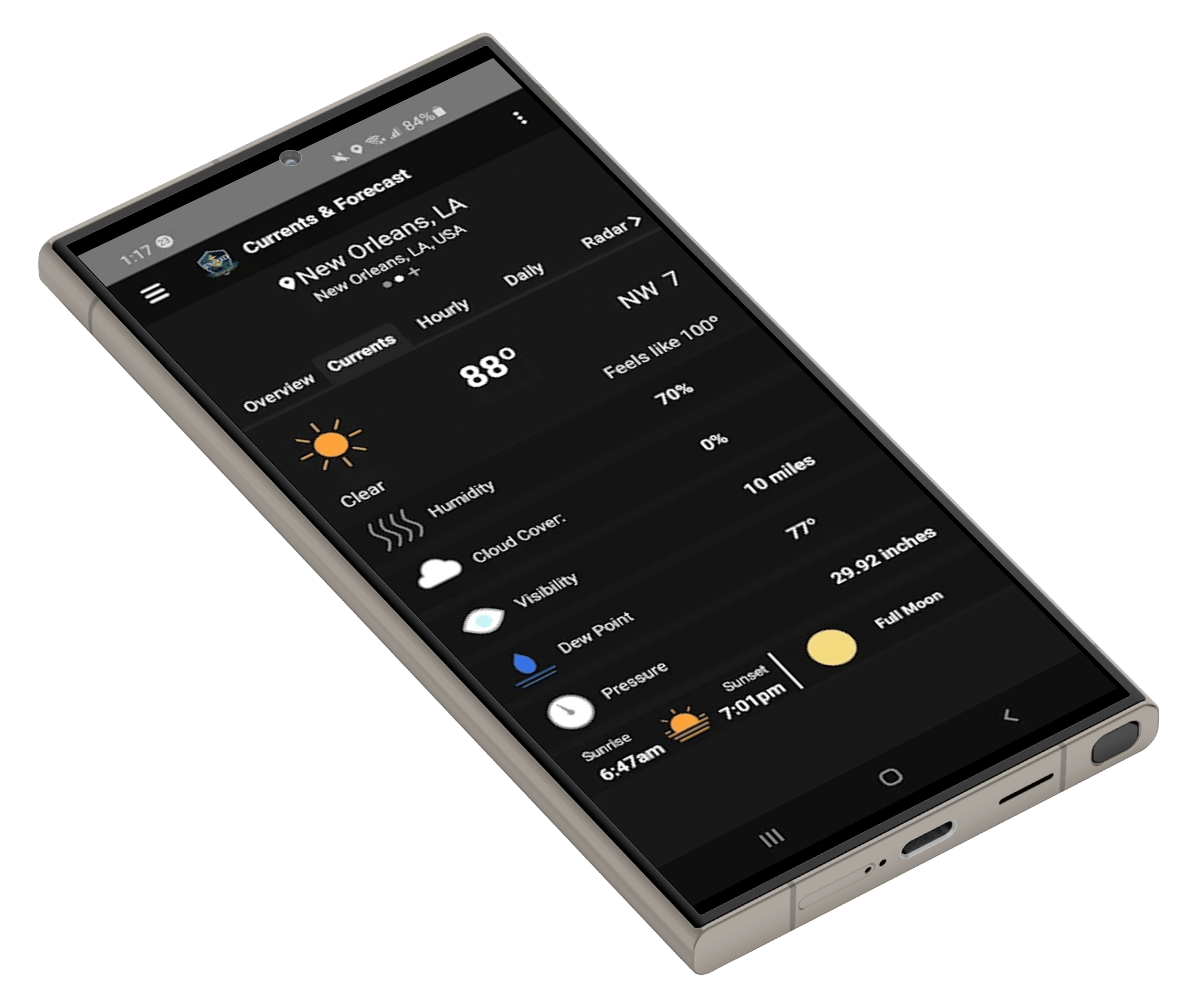 Google Play Store UCN Weather app 3-right